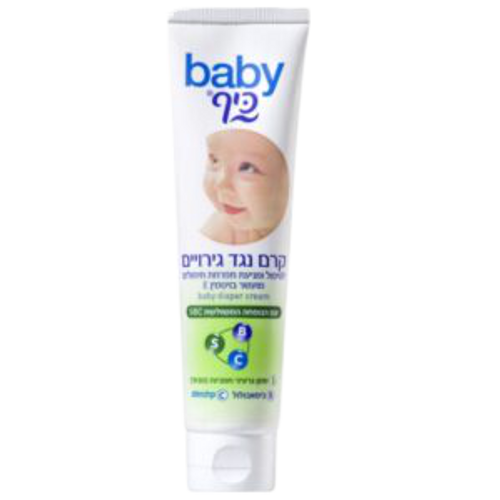 בייבי כיף | קרם נגד גירויים | לטיפול ומניעת תפרחת חיתולים | מעושר בויטמין E | מכיל 100 מ