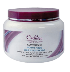 מסכת שיער טיפולית | קרטין ואבץ | 500 מ"ל | אורכידאה Orchidea | אורכידאה 