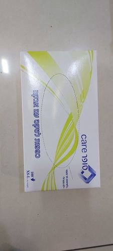 100 י'ח כפפות לטקס איכותיות עם אבקה לא סטרילי לשימוש חד פעמי מידה XL