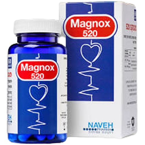 מגנוקס 520 | 60 כמוסות |  נוה פארמה | NavehPharma