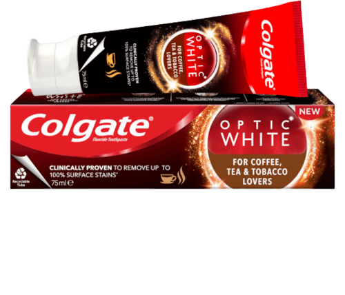 משחת שיניים אופטייק וויט | לאוהבי קפה תה ולמעשנים | מכיל 75 מ