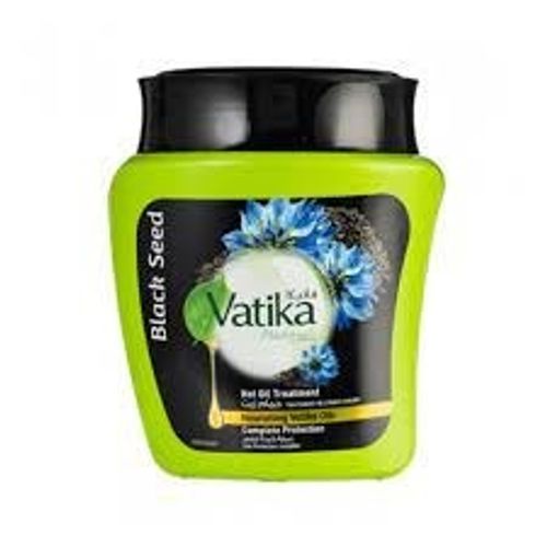 מסכת שיער להזנה טיפולית | מעושרת בשמן ברקה | מכיל 500 גרם | וטיקה | Vatika 