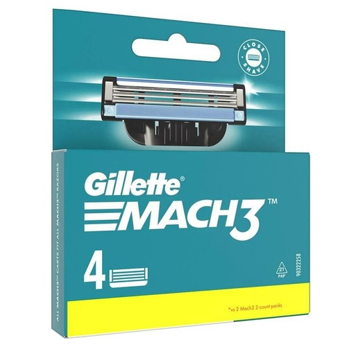 4 ראשים לסכיני גילוח Gillette MACH 3 | ג
