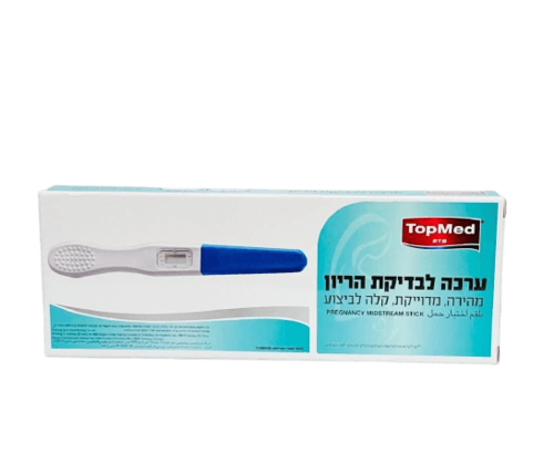ערכה לבדיקת הריון , מהירה , מדוייקת וקלה לביצוע | TOPMED