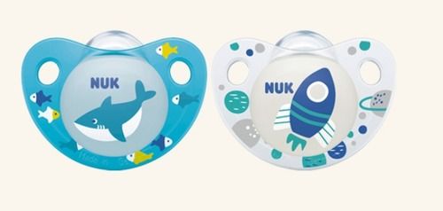 זוג מוצצי נוק טרנדליין NUK Trendline | סיליקון 0-6 חודשים |  נוק | NUK