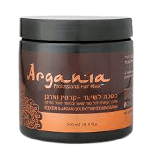 מסיכה לשיער מועשר בקרטין וארגן | מכיל 500 מ
