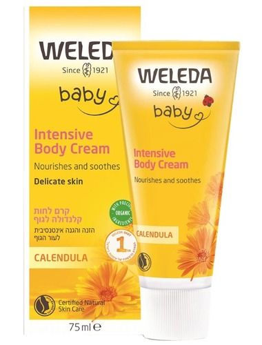 קרם לחות קלנדולה לתינוק | וולדה בייבי | 75 מ