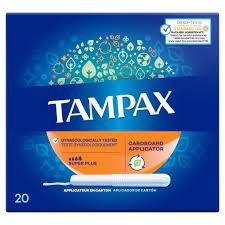 מארז טמפונים | 20 יחידות | Tampax Super Plus |