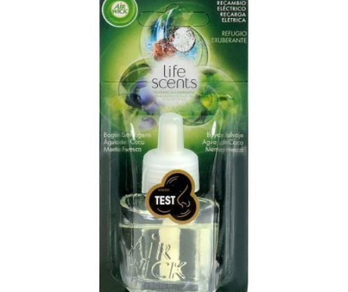 מילוי מבשם אוויר למכשיר חשמלי בניחוח מסתור אקזוטי - אירוויק - 19 מ"ל