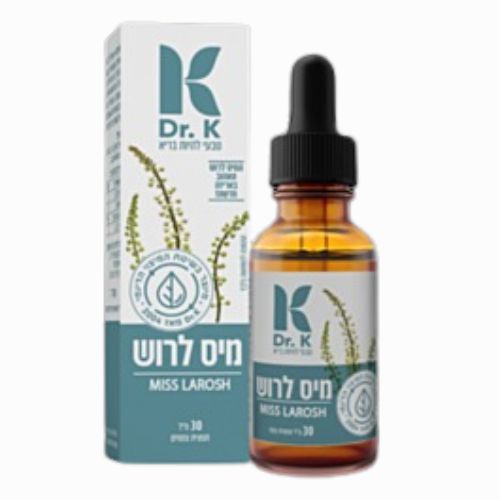 מיסלרוש | מכיל 30 מ"ל | פורמולה המבוססת על צמח הסימיסיפוגה | מכיל תמצית קוהוש שחור |  Dr. K | ד"ר קיי