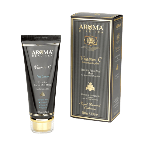 מסכת בוץ לפנים | לעור רגיש ובעייתי אקנה | 100 גרם |  ארומה דד סי | Aroma Dead Sea