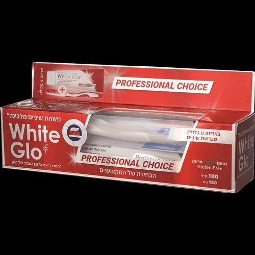 משחת שיניים מלבינה | עם מברשת שיניים | בטעם מנטה מרענן | 150 גרם | 100 מ