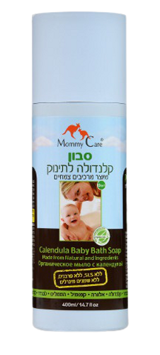 סבון רחצה נוזלי קלנדולה לתינוק - אורגני | מאמי קר | Mommy Care
