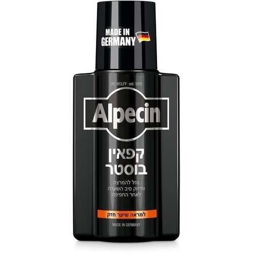 קפאין בוסטר | לשיער | מהדורה שחורה | מבית Alpecin | מכיל 200 מ''ל