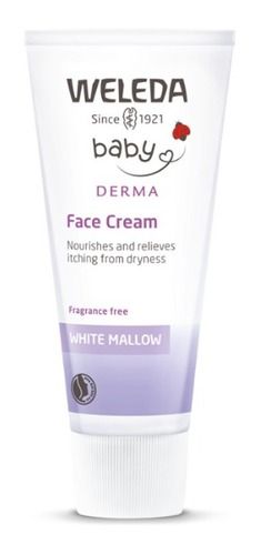 קרם פנים נטופית לבנה | להזנה והרגעת עור פנים רגיש יבש או מגורה | מכיל 50 מ