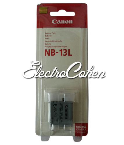 סוללה מקורית למצלמה Canon NB-13L קנון