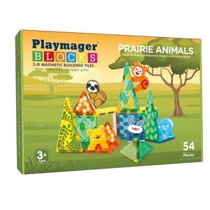 גן חיות מגנטי CY צהוב Playmager