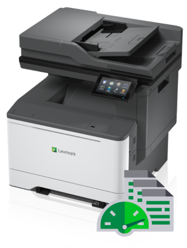מדפסת לייזר משולבת צבע Lexmark CX532adwe