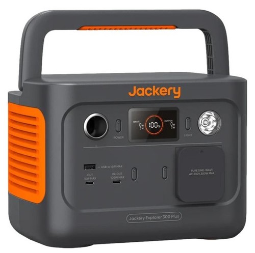תחנת כוח ניידת Jackery Explorer 300 Plus 288Whתחנת כוח ניידת Jackery Explorer 300 Plus 288Wh
