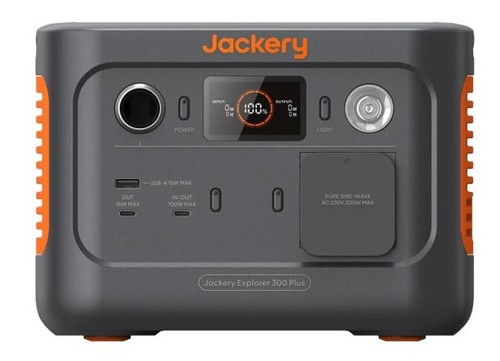 תחנת כוח ניידת Jackery Explorer 300 Plus 288Whתחנת כוח ניידת Jackery Explorer 300 Plus 288Wh