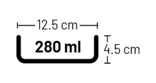 קערה קרמית קיירה KYRA לכלב 280 מ