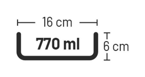 קערה קרמית קיירה KYRA לכלב 770 מ