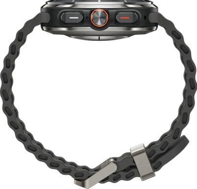 שעון חכם Samsung Galaxy Watch Ultra LTE -  צבע מסגרת טיטניום כסוף - צבע רצועה כתום