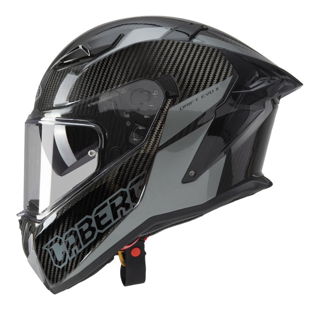קסדת כביש מלאה קאברג דריפט איבו קרבון 2 CABERG DRIFT EVO CARBON II שחור\אפור קרבון