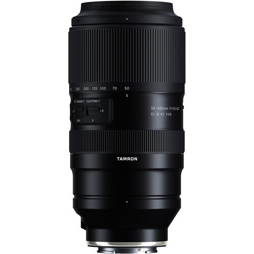 עדשה Tamron 50-400mm f/4.5-6.3 Di III VC VXD for Sony