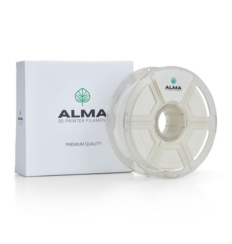 פילמנט איכותי מסוג +ABS מבית ALMA צבע לבן