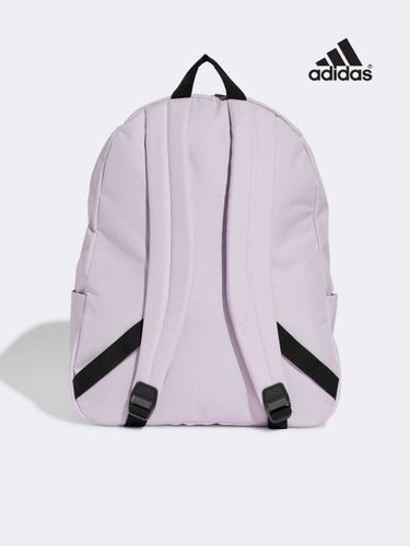 תיק גב Adidas דגם קלאסיק - סגול לילך לוגו לבן