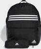 תיק גב Adidas דגם קלאסיק - שחור פסים עם קלמר