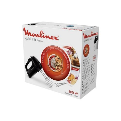 מיקסר ידני 300 וואט Moulinex Quick Mix HM3108B1 שחור