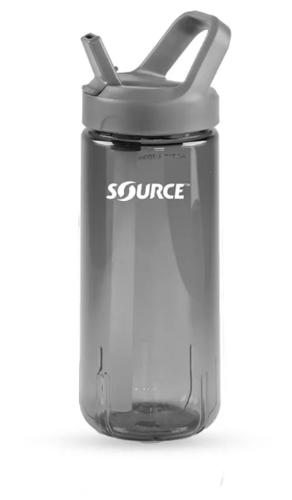 בקבוק שתייה עם קשית רחבה 0.95L