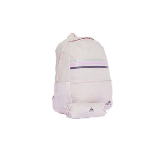 תיק גב Adidas דגם קלאסיק - ורוד בהיר פסים עם קלמר