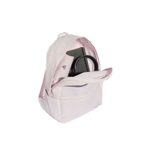 תיק גב Adidas דגם קלאסיק - ורוד בהיר פסים עם קלמר