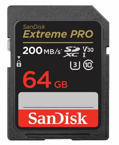 כרטיס זיכרון Sandisk Extreme Pro SD 64GB