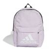 תיק גב Adidas דגם קלאסיק - סגול לילך לוגו לבן