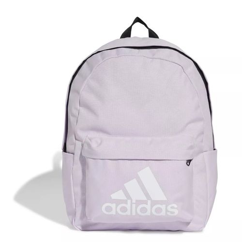 תיק גב Adidas דגם קלאסיק - סגול לילך לוגו לבן