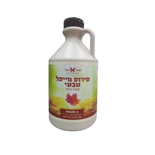 מייפל טבעי 100% שקד תבור 1 ליטר