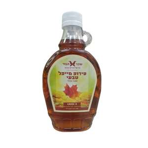 סירופ מייפל טבעי 250 מ"ל - שקד תבור