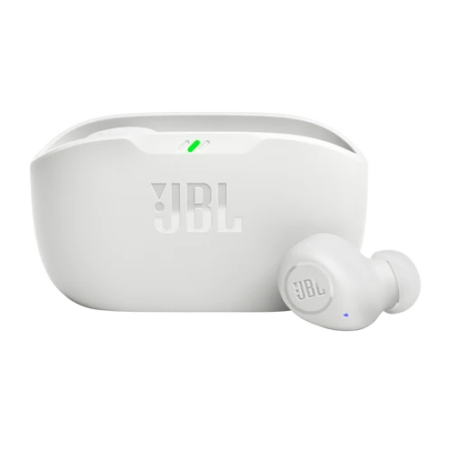אוזניות אלחוטיות JBL Wave Buds TWS לבן