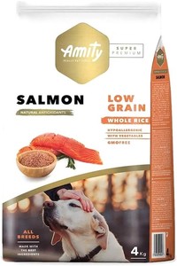 אמיתי סופר פרמיום סלמון לכלבים בוגרים 4 ק"ג Amity