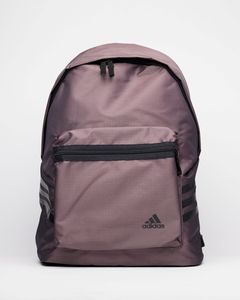 תיק גב Adidas - חום/ סגול חציל פסים בצדדים