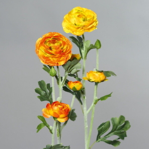 ענף 3 נוריות כתמתם 62 ס"מ Ranunculus spray