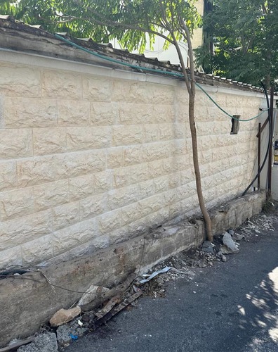 חיפוי קיר דמוי אבן ירושלמי דגם חברון