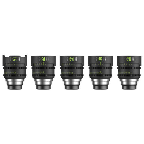 NiSi ATHENA PRIME Full Frame Cinema קיט עדשות סינמטיות 14-85mm עם מתאם PL-Mont