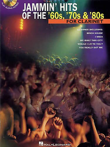 Jammin' Hits of the '60s, '70s, & '80s for Clarinet w/CD