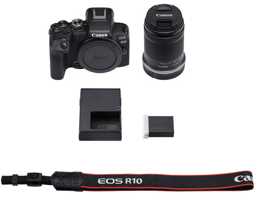 מצלמה ללא מראה קנון עם עדשה Canon EOS R10 18-150mm