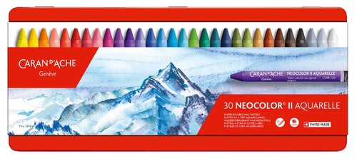 סט 30 פסטל שעווה מסיסים במים NEOCOLOR II